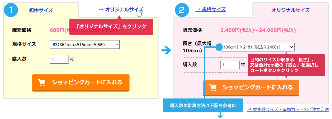 オリジナルサイズ・複数枚のご注文方法 | 大判出力 ポスター印刷の速プリ